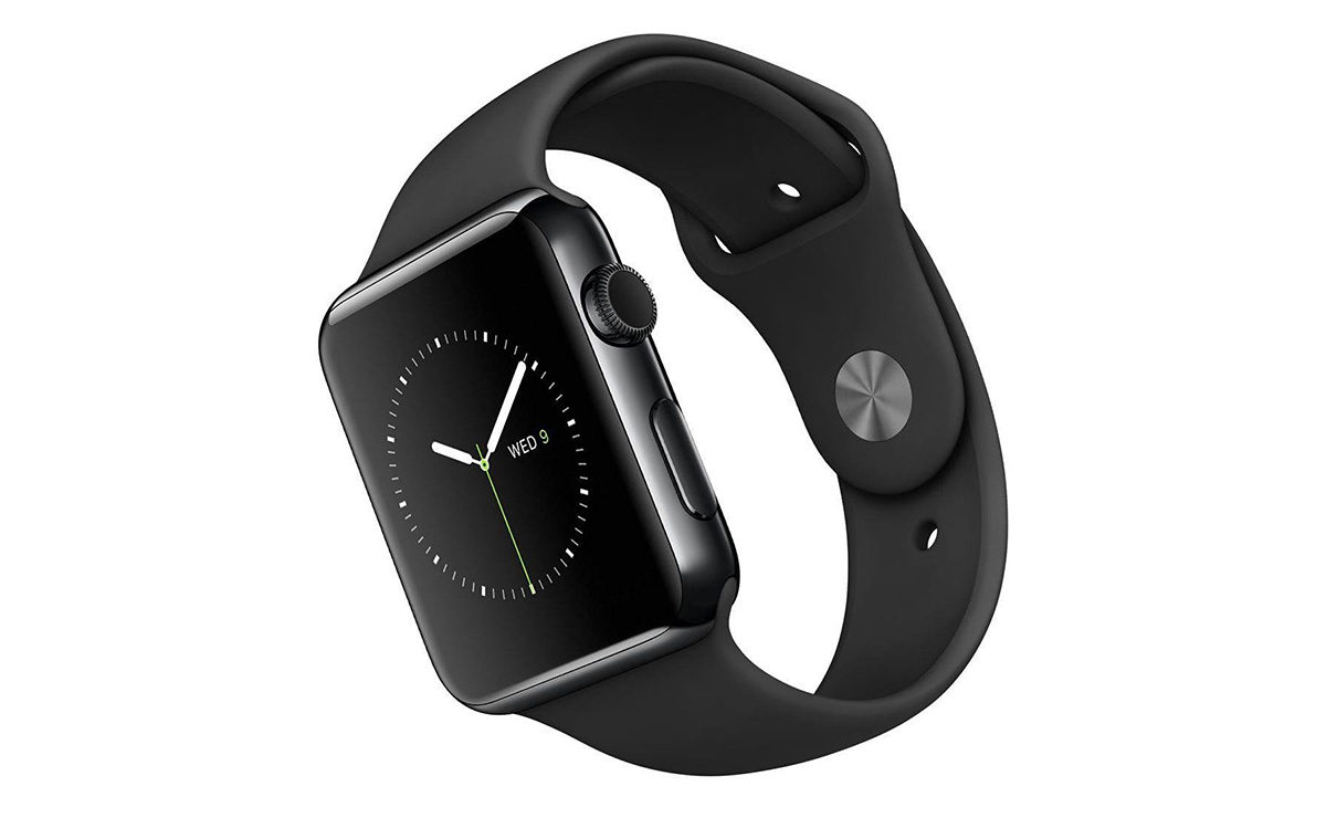 Apple Watch 42 mm mit Kunststoff Armband